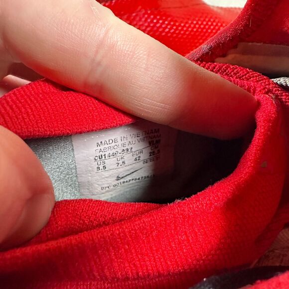 Nike Vapor Edge Pro 360 By You Cleats Red CU1440-992 Rare‎ Shoes Men's Size 8.5 - Picture 10 of 10